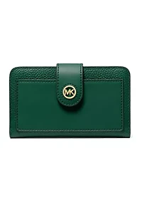 MK Charm Medium Tab Pocket Bifold Wallet