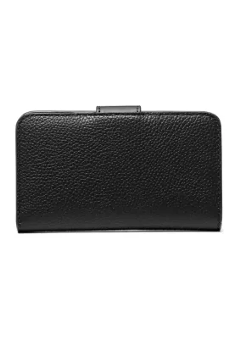 MK Charm Medium Tab Pocket Bifold Wallet