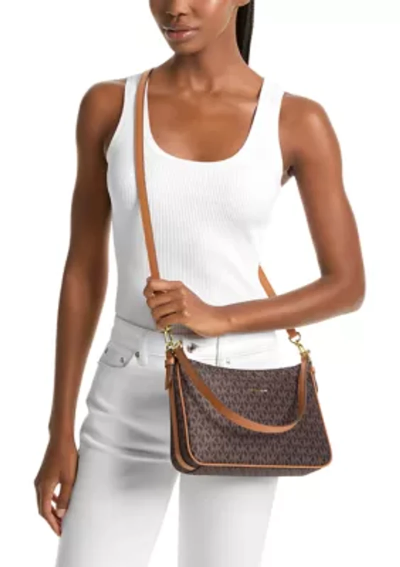 Jet Set Medium Top Zip Pochette Crossbody