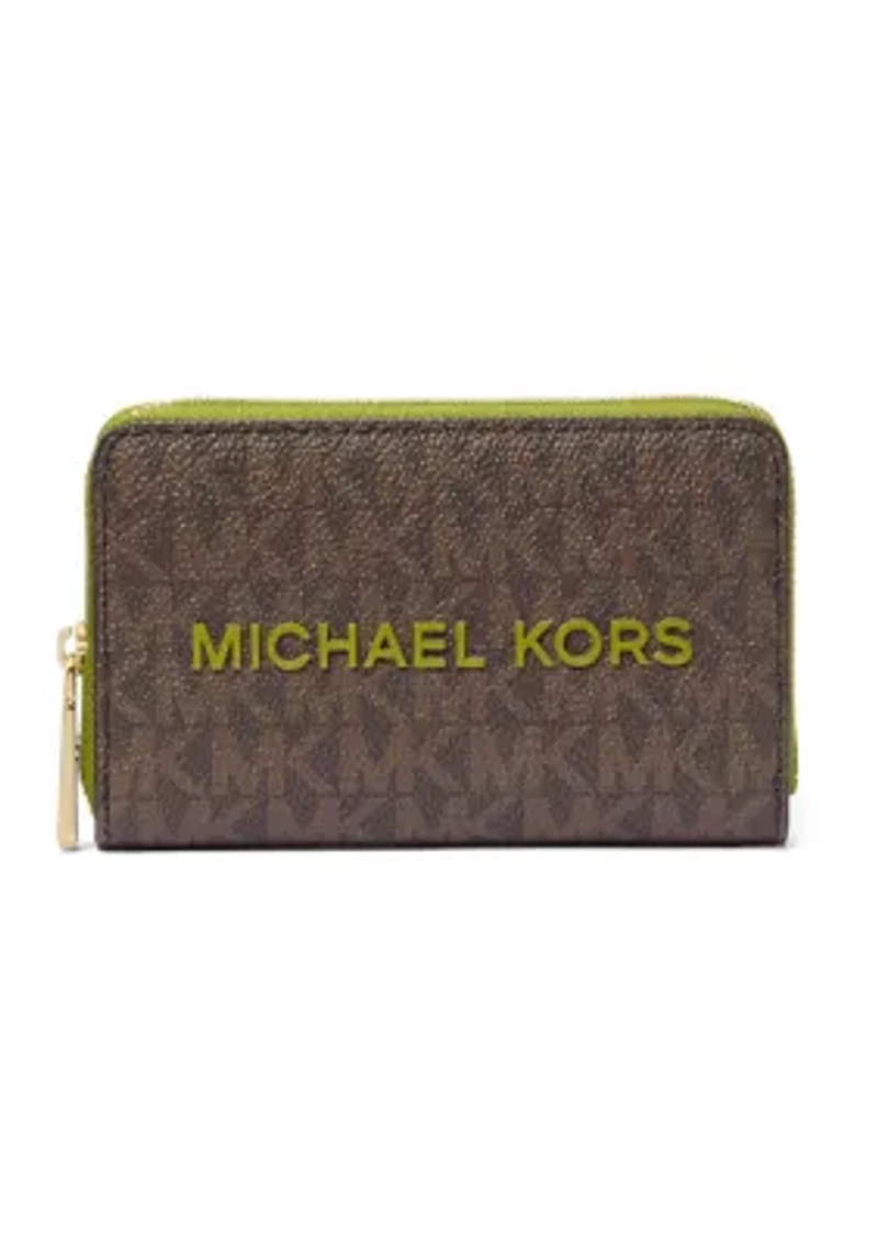 Jet Set Small Zip Around Card Case