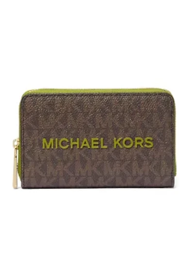 Jet Set Small Zip Around Card Case