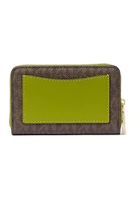 Jet Set Small Zip Around Card Case