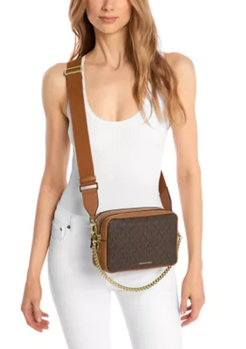 Bryant Medium Double Zip Chain Camera Crossbody