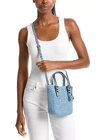 Quinn Extra Small North South Crossbody Tote Bag