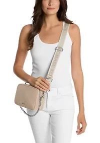 Bryant Medium Double Zip Chain Camera Crossbody Bag