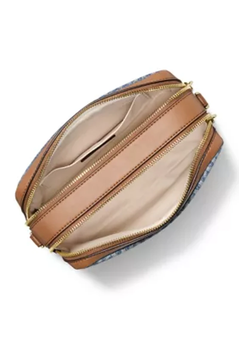 Bryant Medium Double‑Zip Chain Camera Crossbody