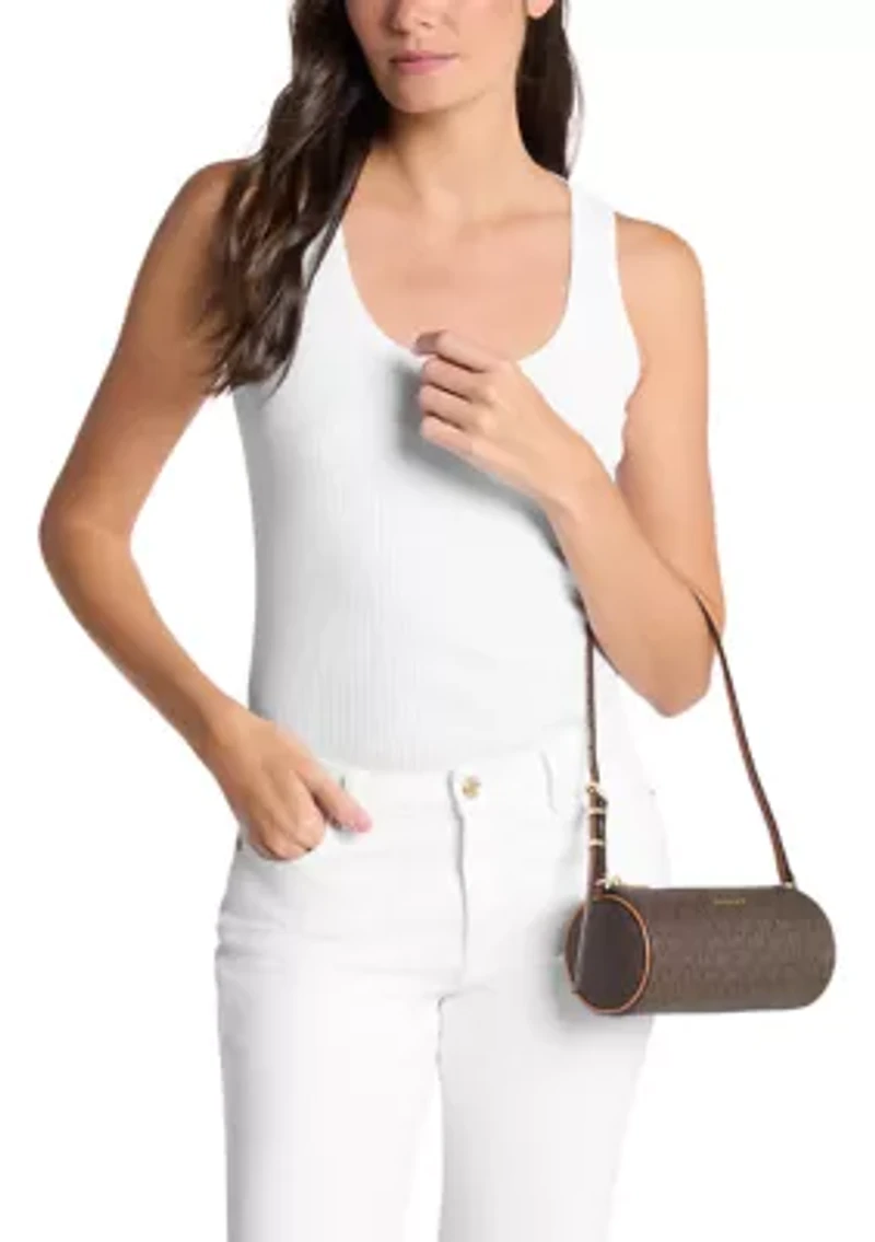 Izzy Small Barrel Pouchette Bag