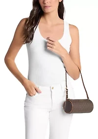 Izzy Small Barrel Pouchette Bag