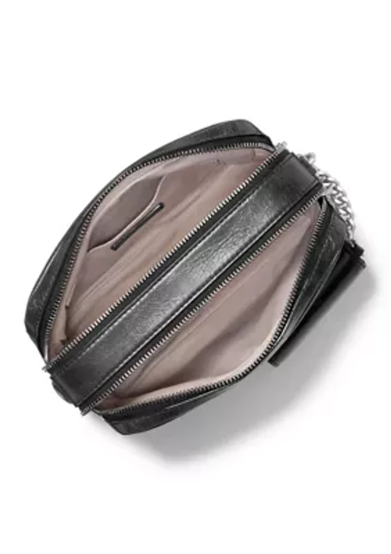 Brytant Medium Double Zip Up Camera Crossbody Bag