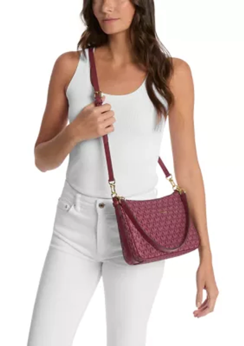 Jet Set Medium Top Zip Pochette Crossbody Bag