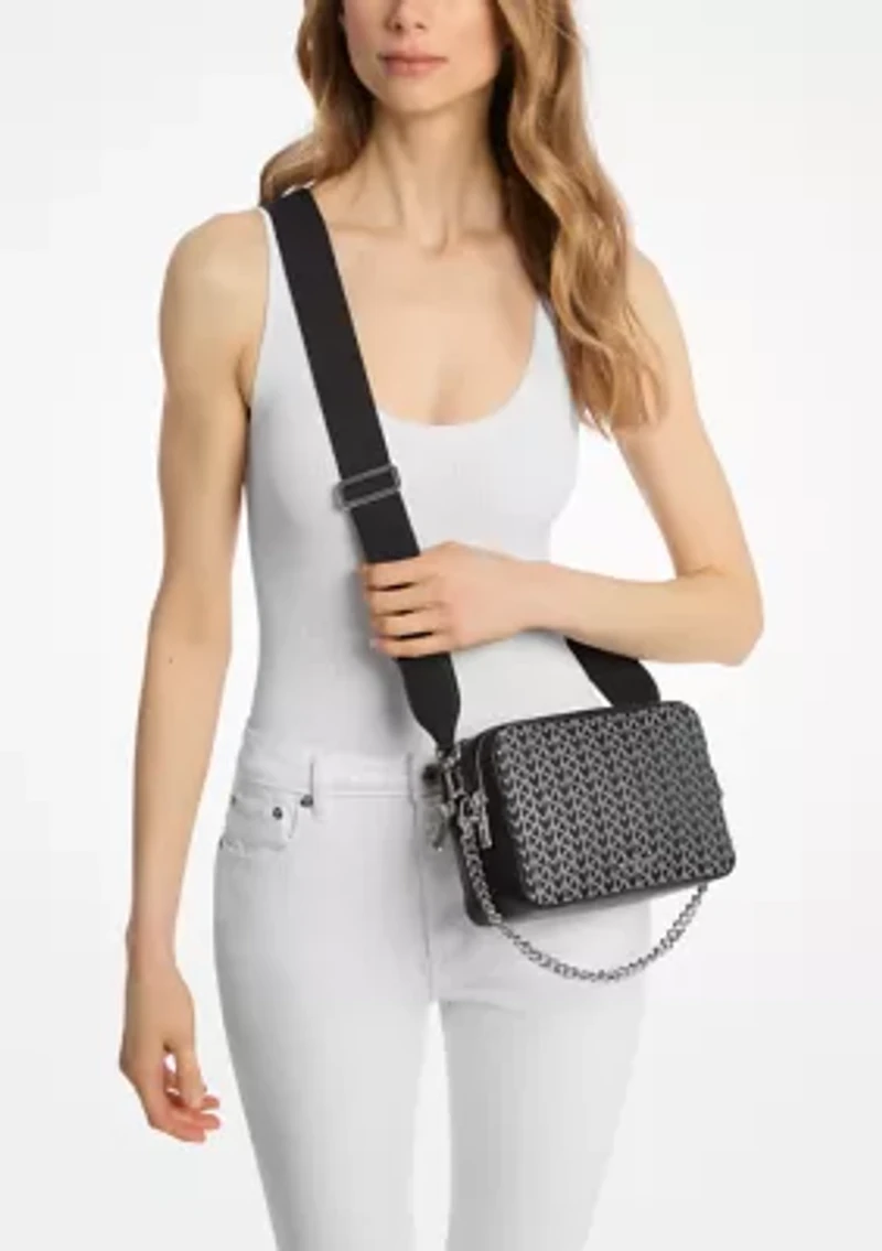 Bryant Medium Double Zip Chain Camera Crossbody