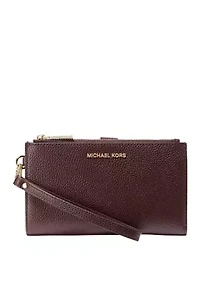 Jet Set Double Zip Wristlet