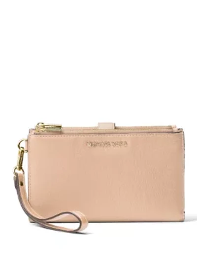 Jet Set Double Zip Wristlet