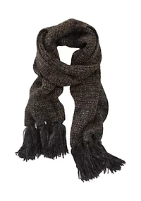 Marled Shine Rib Muffler