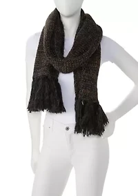 Marled Shine Rib Muffler