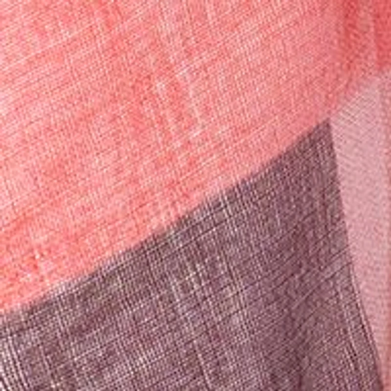 Color Block Oblong Scarf