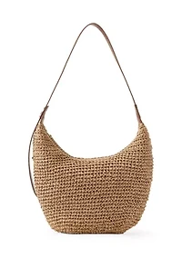 Crochet Crossbody Hobo Bag