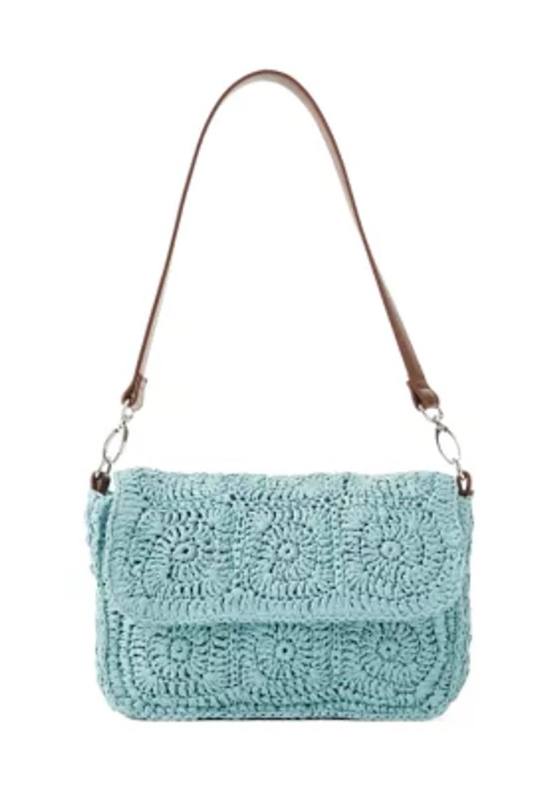 Crochet Square Shoulder Bag