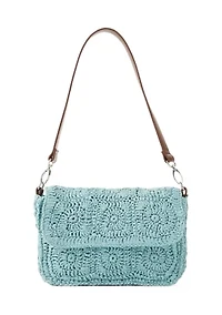 Crochet Square Shoulder Bag
