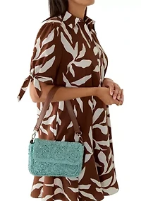 Crochet Square Shoulder Bag
