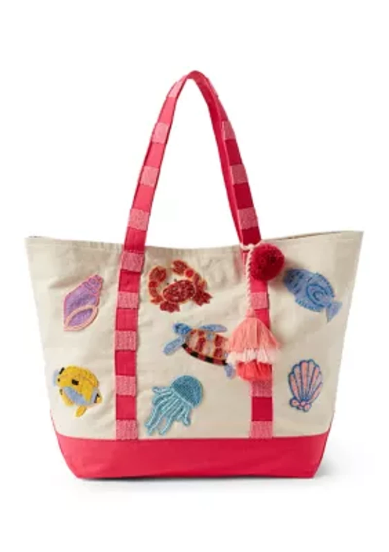 Seascape Canvas Tote Bag