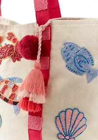 Seascape Canvas Tote Bag