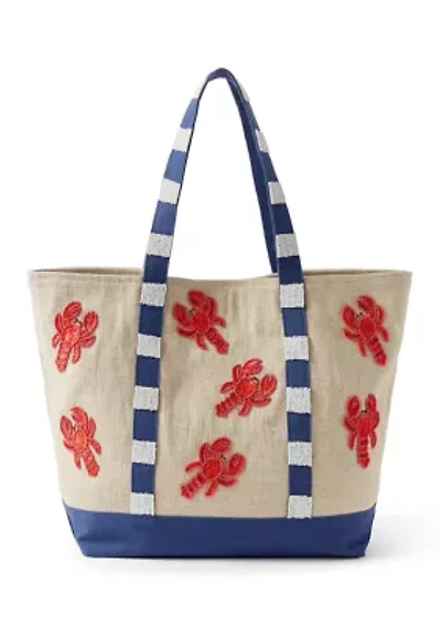Lobster Canvas Tote Bag