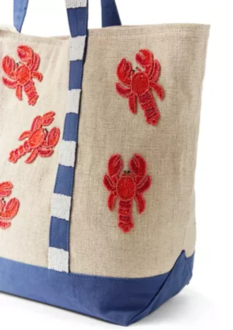 Lobster Canvas Tote Bag