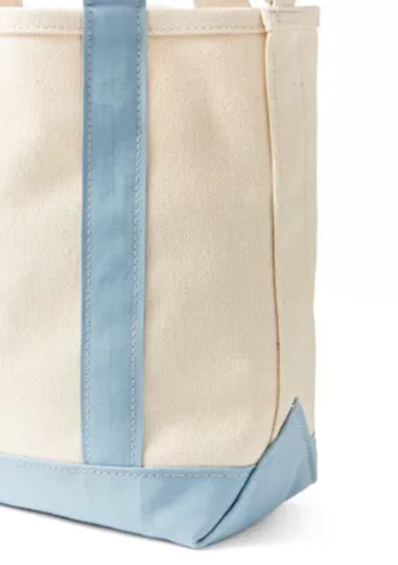Canvas Tote Crossbody Bag