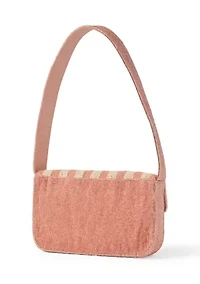 Beaded Peach Shoulder Bag