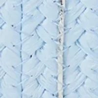 Straight Flap Straw Clutch Bag