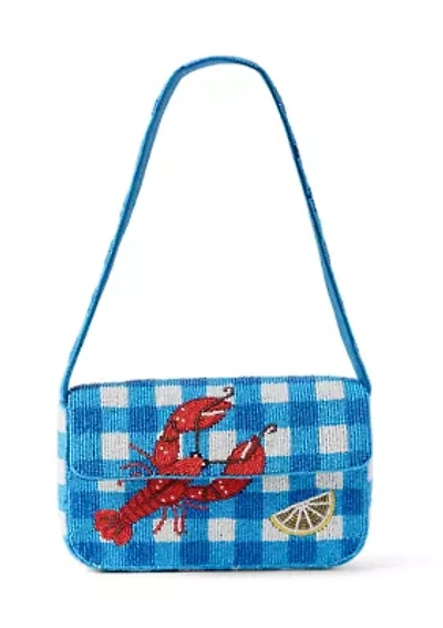 Beaded Lobster Shoulder Bag