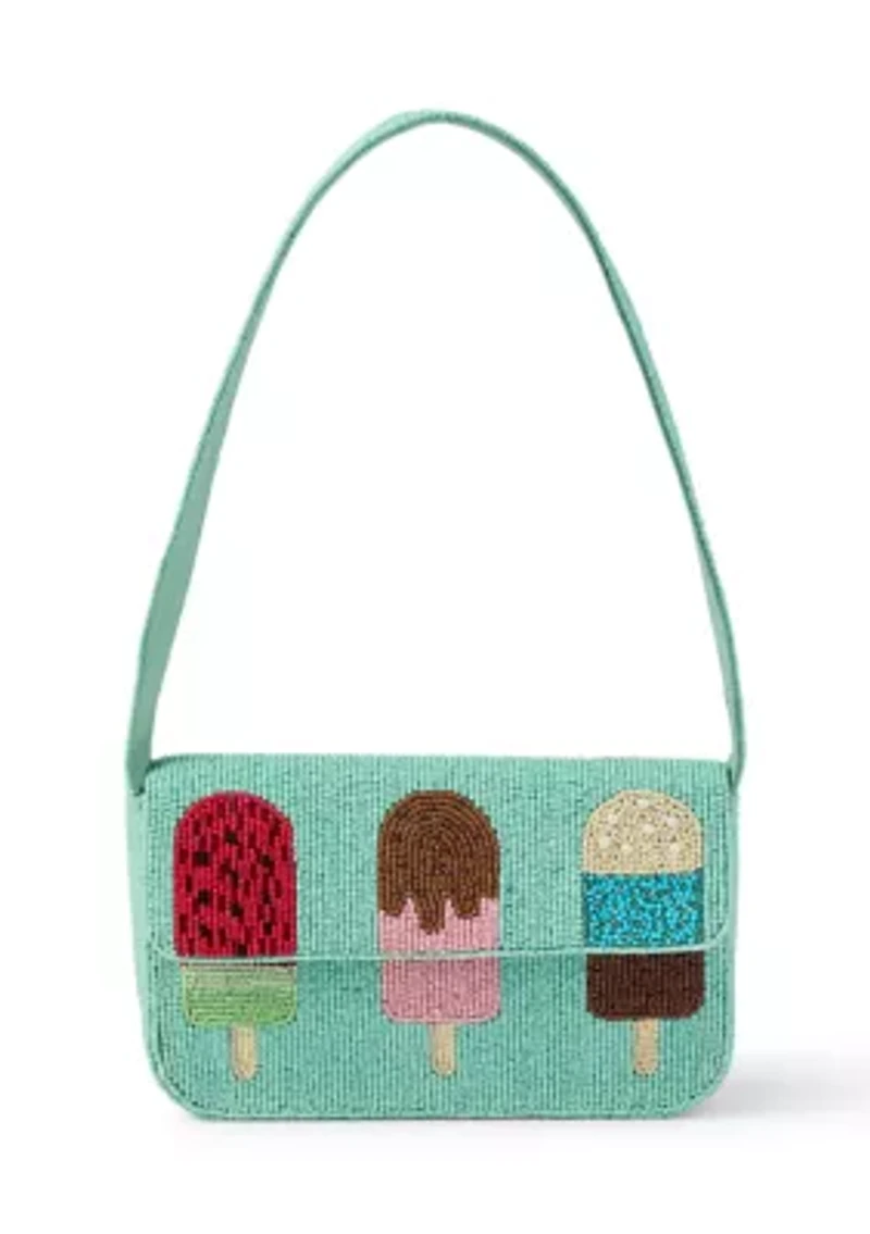 Beaded Popsicle Shoulder Bag