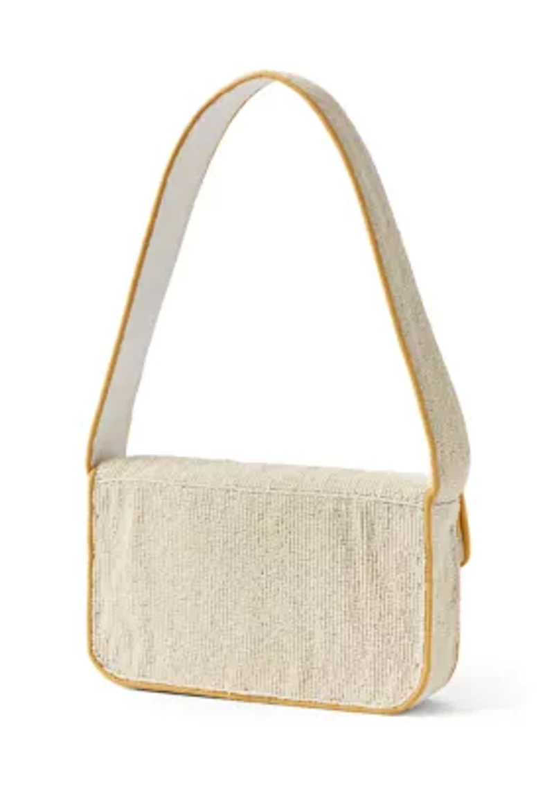 Beaded Hotdog Shoulder Bag