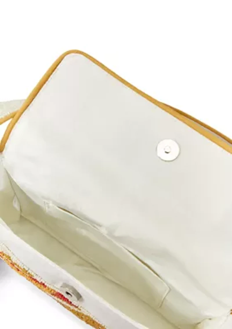 Beaded Hotdog Shoulder Bag