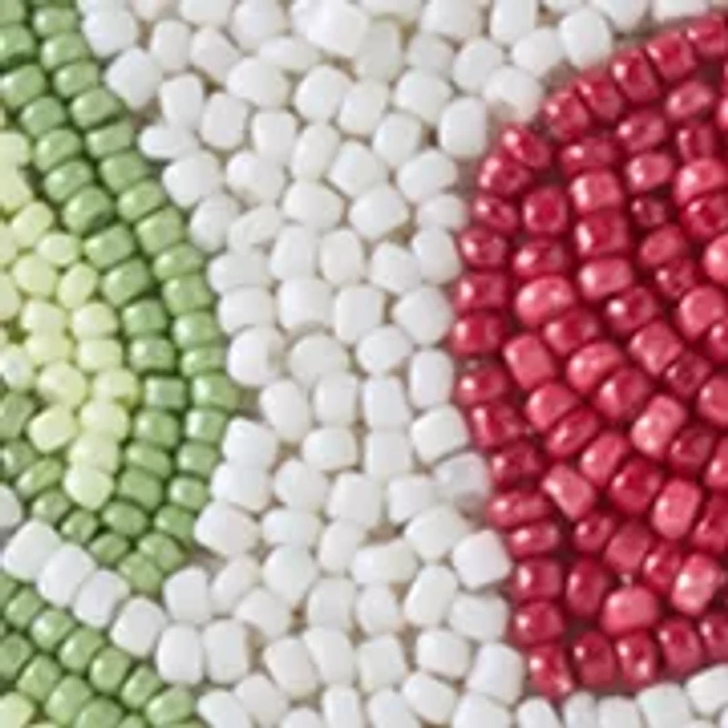 Beaded Veggie Shoulder Bag