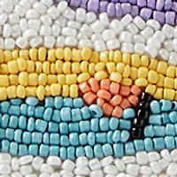 Beaded Fish Shoulder Bag