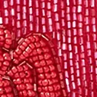 Beaded Clutch with Crossbody Strap
