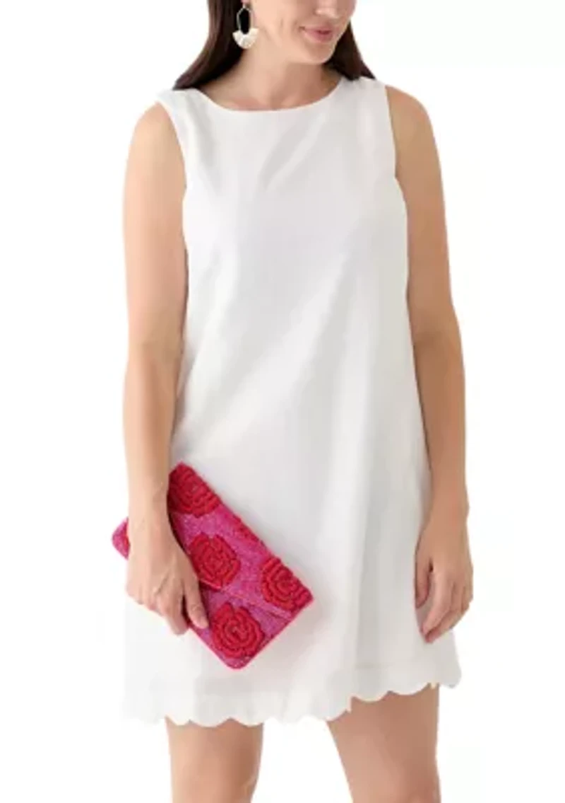 Beaded Clutch with Crossbody Strap