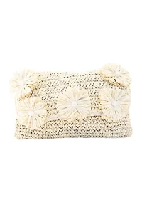 Flower Straw Clutch