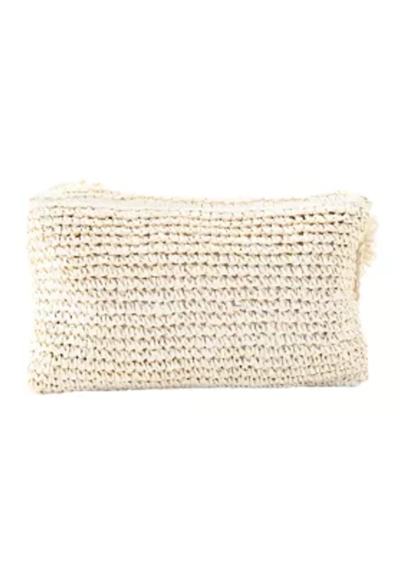 Flower Straw Clutch