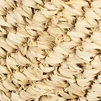 Straw Fringe Moon Tote