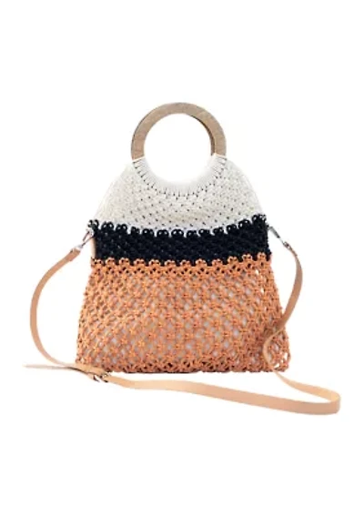 Top Handle Crochet Bag