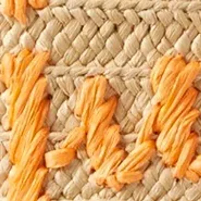 Braided Straw Tote