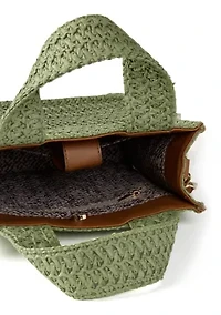 Straw Mini Tote Bag