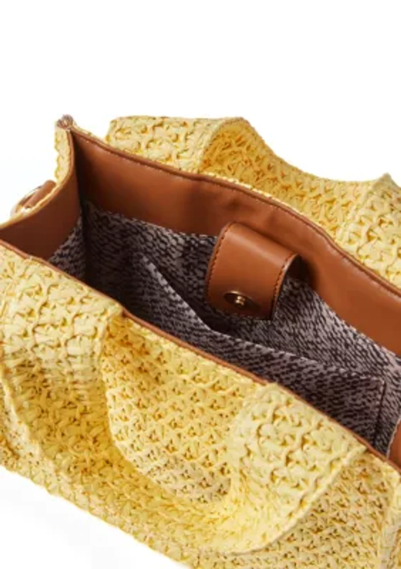Straw Mini Tote Bag