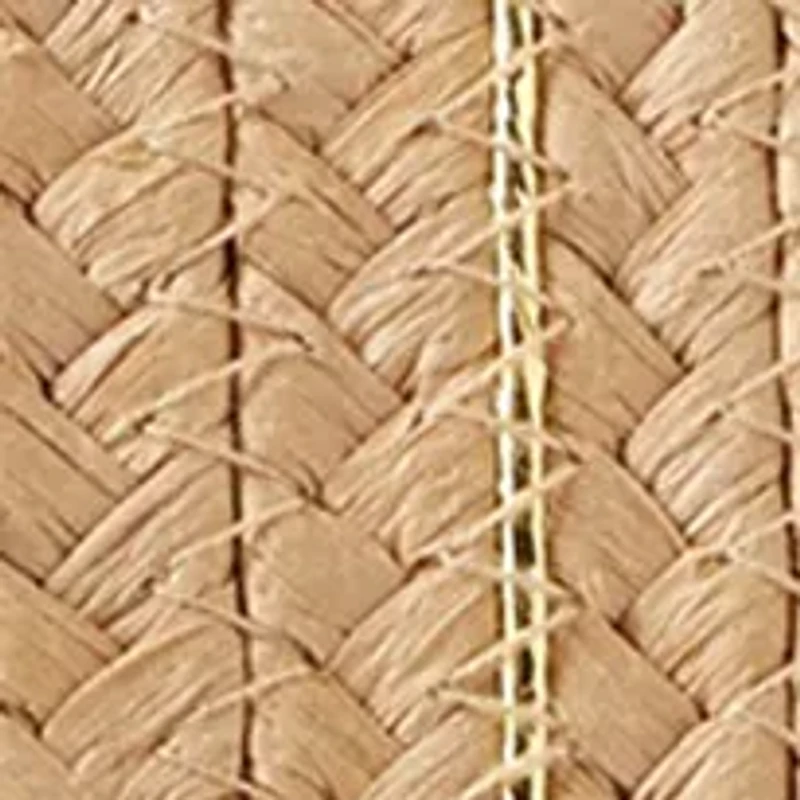 Straw Clutch with Flap