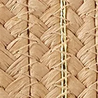 Straw Clutch with Flap