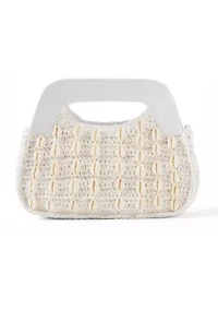 Shell Cutout Handle Bag