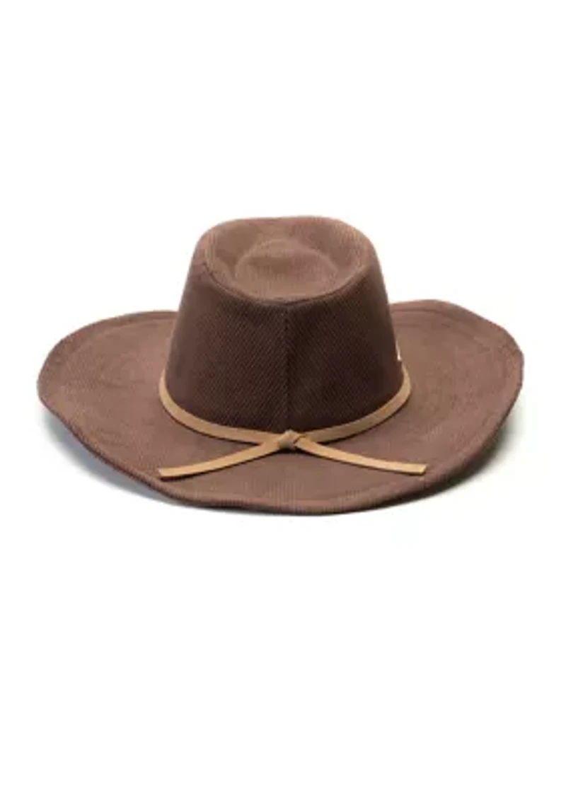 Corded Cowboy Hat